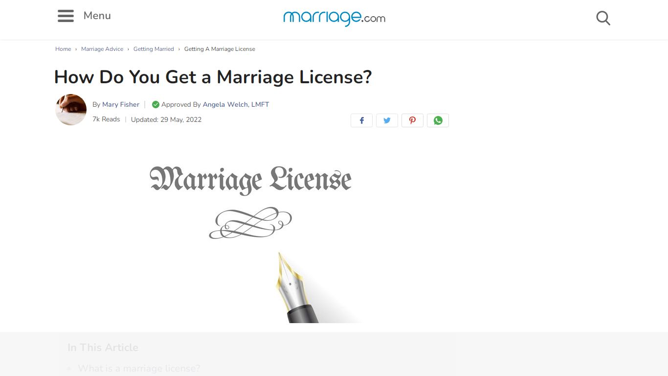 How Do You Get a Marriage License? | Marriage.com
